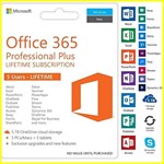 MICROSOFT OFFICE-365  PRO PLUS LIFETIME WIN/MAC