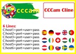 CCCam 6 Lines 12 months for Oscam Europ