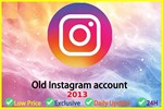 старый аккаунт Instagram 2013 без постов 10+ тыс. подпи