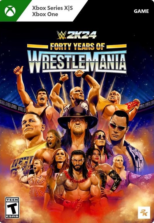 WWE 2K24 Forty Years WrestleMania Xbox One &amp; Series X|S