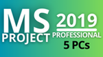 Project Professional 2019 5 PCs GLOBAL CD Key - изображение № 2