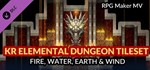 RPG Maker MV - KR Elemental Dungeon Tileset - Fire Wate