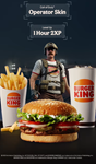 Burger Town Operator Skin  1h 2XP Boost  COD MW II