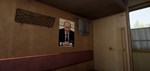 Russian Train Trip 2 - Putin's posters in the train car - изображение № 3