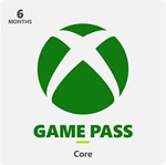  XBOX GAME PASS CORE  (6 Месяцев)  ИНДИЯ