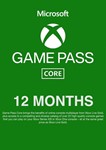  XBOX GAME PASS CORE  (12 Месяцев)  ИНДИЯ
