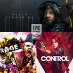 Death Stranding + Rage 2 + Control | Epic Games + Почта