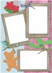 Детский фотоальбом Scrapbook - шаблоны для фотошопа. - изображение № 4