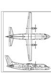 Чертеж Самолет АН-140