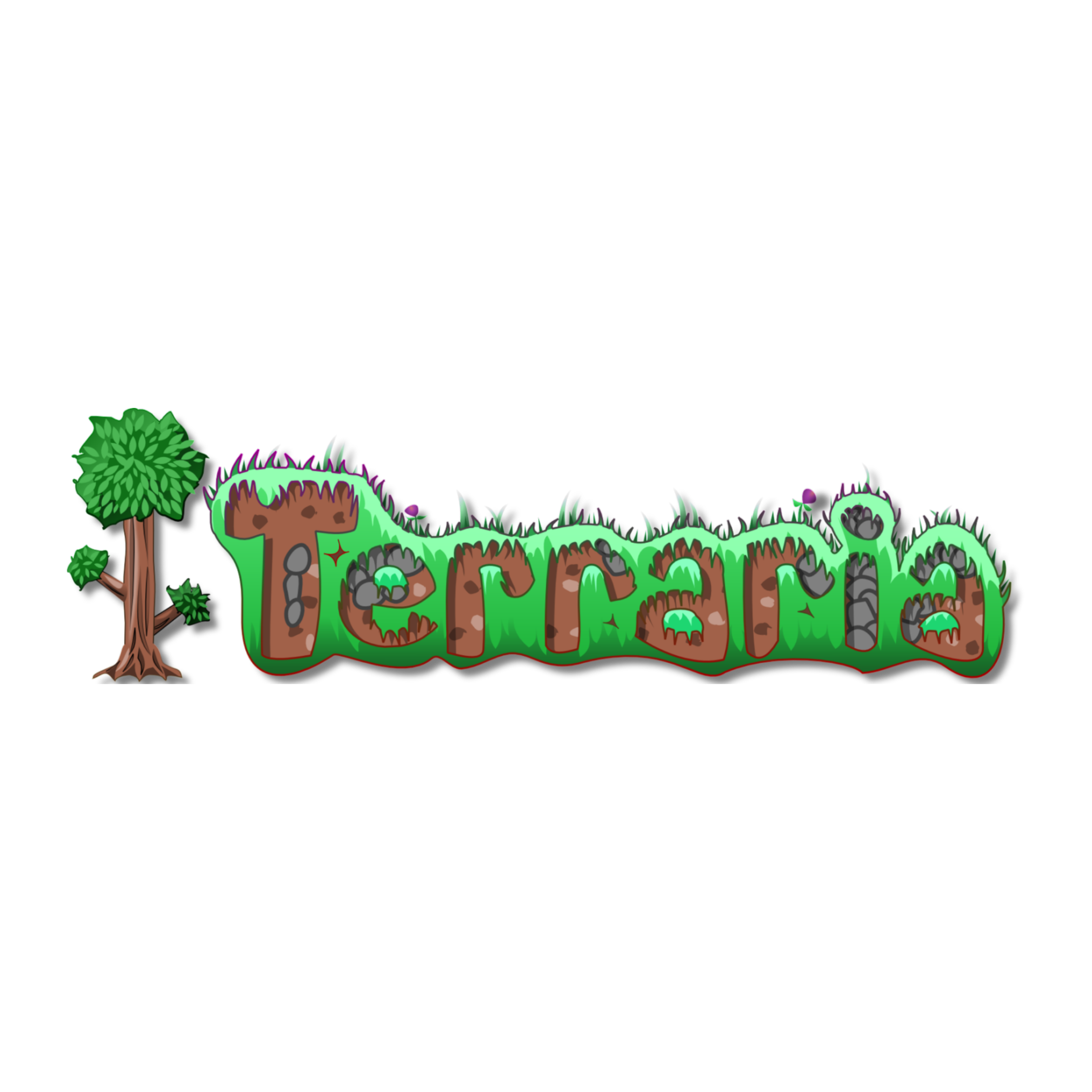 Terraria логотип дерево. Логотип игры Terraria. Террария надпись. Террария без фона.