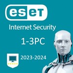 10.06.2025- Ключ ESET NOD32 Internet Security 1-3ПК