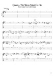 Табы Kfir_ The Show Must Go On - Queen