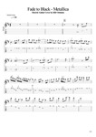 Табы Kfir_Fade to Black - Metallica