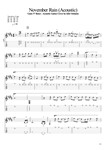 Табы Kfir_November Rain (Acoustic) - Guns N' Roses