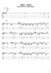 Табы Kfir_Hello - Adele