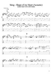 Табы Kfir_Shape of My Heart  - Sting (Acoustic)