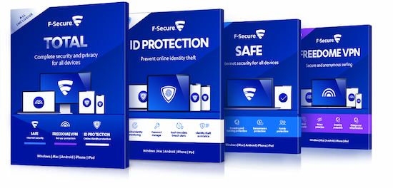 F-Secure TOTAL (Safe+Freedome) 3 года / 15 устройств