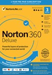 Norton 360 Deluxe  3 devices /  1 год  (Global)