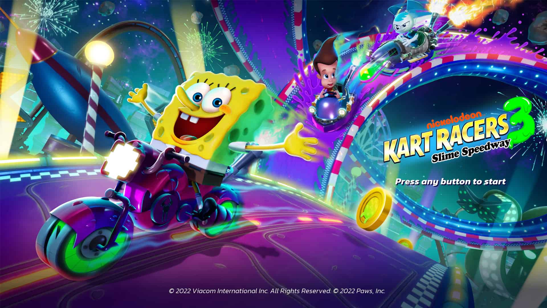 🔥 Nickelodeon Kart Racers 3: Slime Speedway Steam Ключ