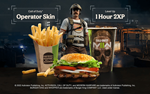 ⭐BURGER TOWN - CКИН ОПЕРАТОРА + 1H 2XP Boost COD MW2 - изображение № 2