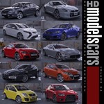 Сборник качественных 3D моделей автомобилей.