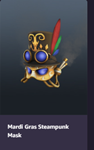 Key Roblox: Mardi Gras Steampunk Mask ! All regions