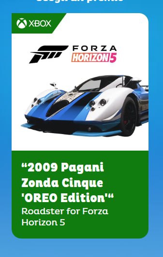 🔥Forza Horizon 5: OREO Pagani Zonda DLC XBOX💳0%💎🔥