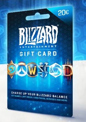 🔴КЭШБЕК 3%🔴Blizzard Gift Card 20-50 ЕВРО🔴