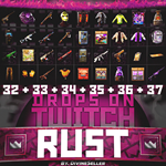 RUST | TWITCH DROPS РАУНД 32+33+34+35+36+37 | 69 СКИНОВ