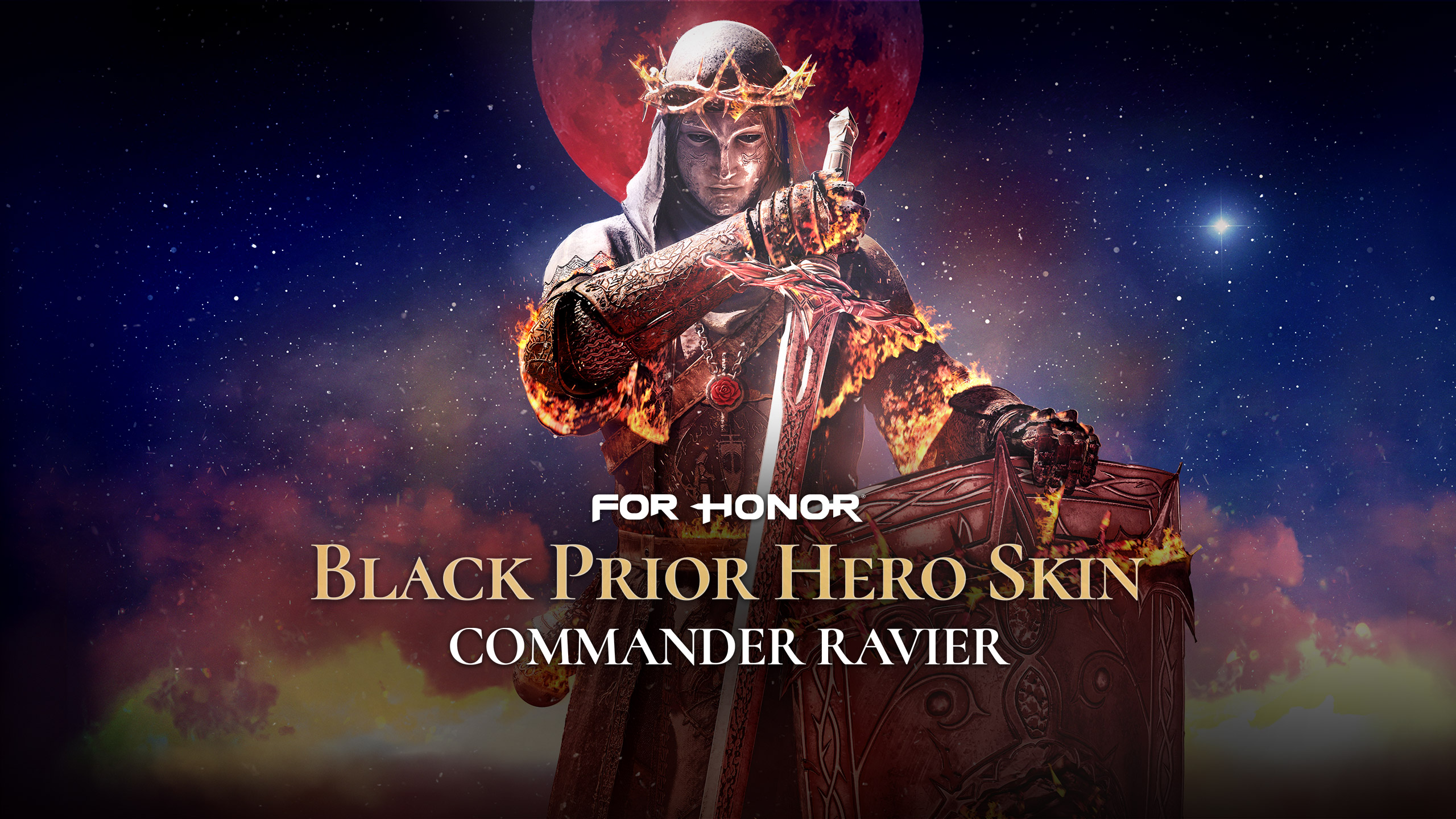 For Honor® Black Prior Hero Skin XBOX one Series Xs