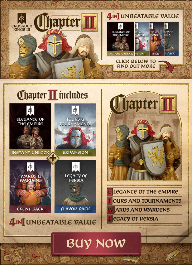 🌗Crusader Kings III: Chapter II ПК WIN 10 Активация