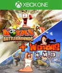 Worms Battlegrounds + Worms W.M.D XBOX KEY КЛЮЧ