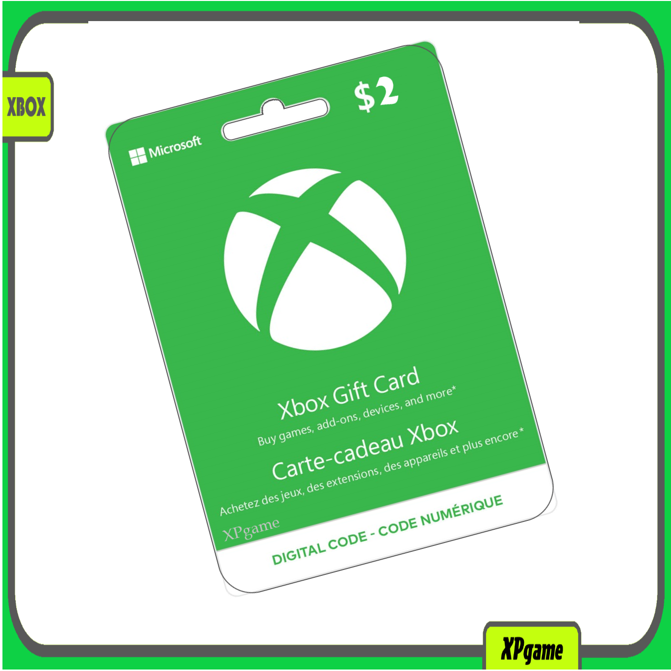 ✅ Xbox Gift Card 2 USD | 2 $