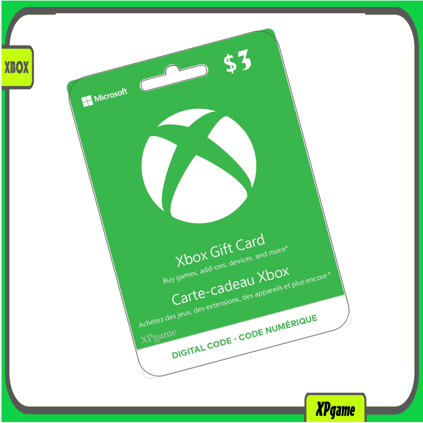 ✅ Xbox Gift Card 3 USD | 3 $