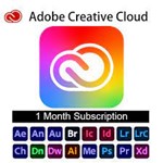  ADOBE CREATIVE CLOUD ALL APPS 1 MONTH KEY