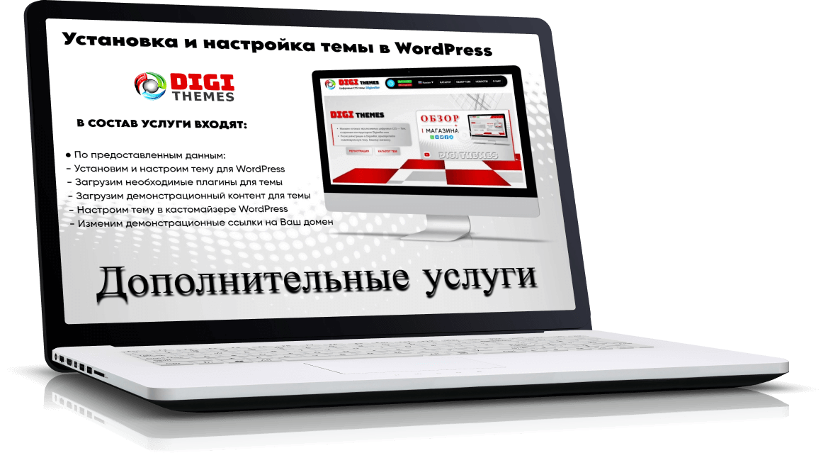 Установка и настройка любой темы в WordPress