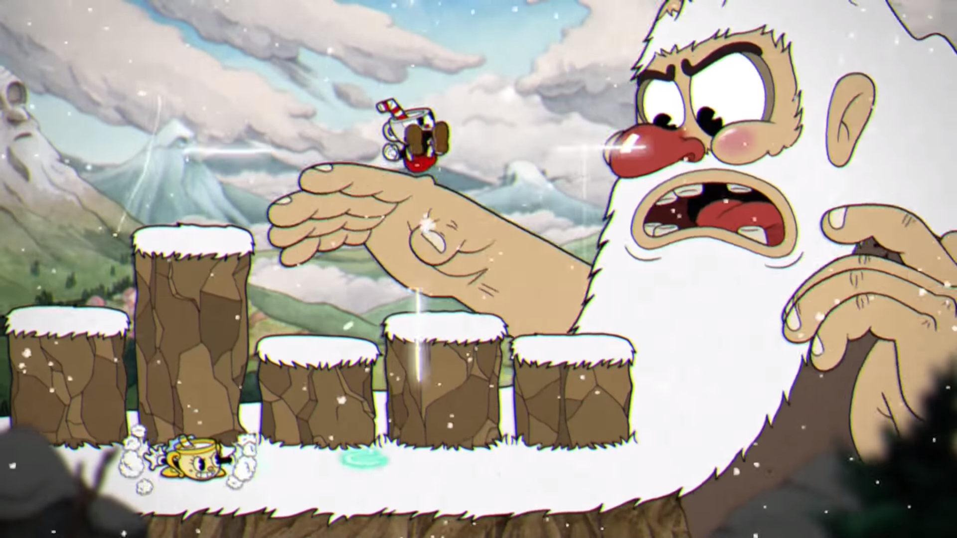 Юджин Cuphead. Cuphead the delicious last course. Cuphead DLC. Капхед глумстоун.