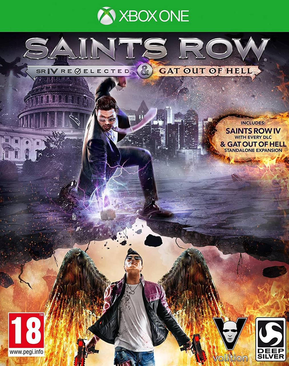 🎮Saints Row IV: Re-Elected & Gat out of Hell XBOX🔑Key