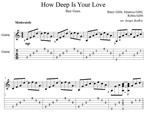 How Deep Is Your Love (Bee Gees) - для гитары