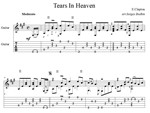 Tears in Heaven (Эрик Клэптон) - для гитары