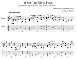 When I'm Sixty Four (The Beatles) - для гитары