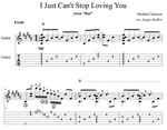 I Just Can't Stop Loving You (Майкл Джексон)-для гитары