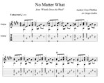 No Matter What (Эндрю Ллойд Уэббер) - для гитары