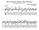 Have Yourself a Merry Little Christmas для гитары