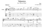 Valparaiso (Sting) - для гитары