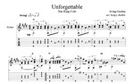 Unforgettable (Нэт Кинг Коул) для гитары