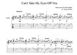 Can't Take My Eyes Off You (Фрэнки Вэлли) на гитаре