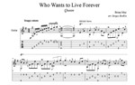Who Wants to Live Forever (Queen) для гитары