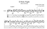 O Holy Night (Minuit chrétiens) для гитары