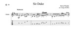Sir Duke (Стиви Уандер) для гитары
